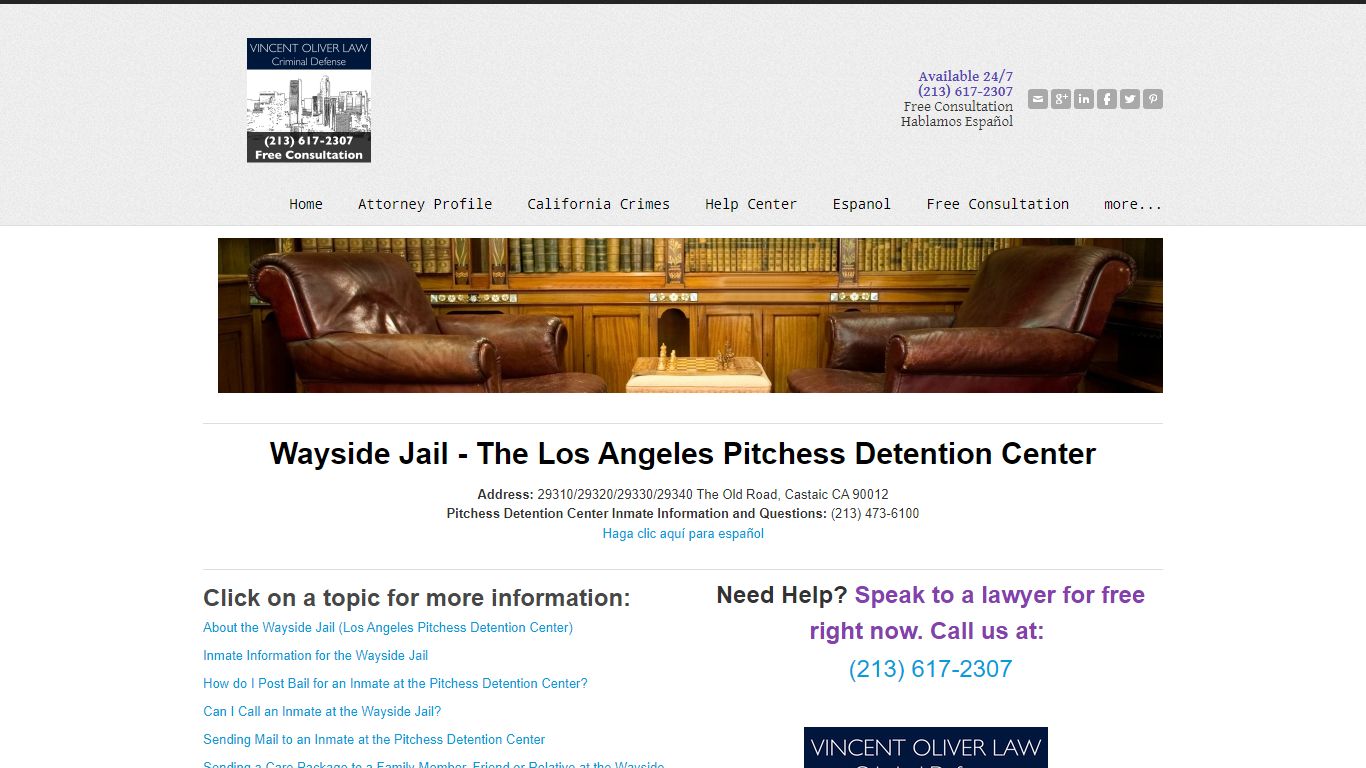 INFORMATION - Pitchess Detention Center - Wayside Jail - FAQ